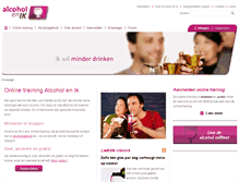 Tablet Screenshot of alcoholenik.nl